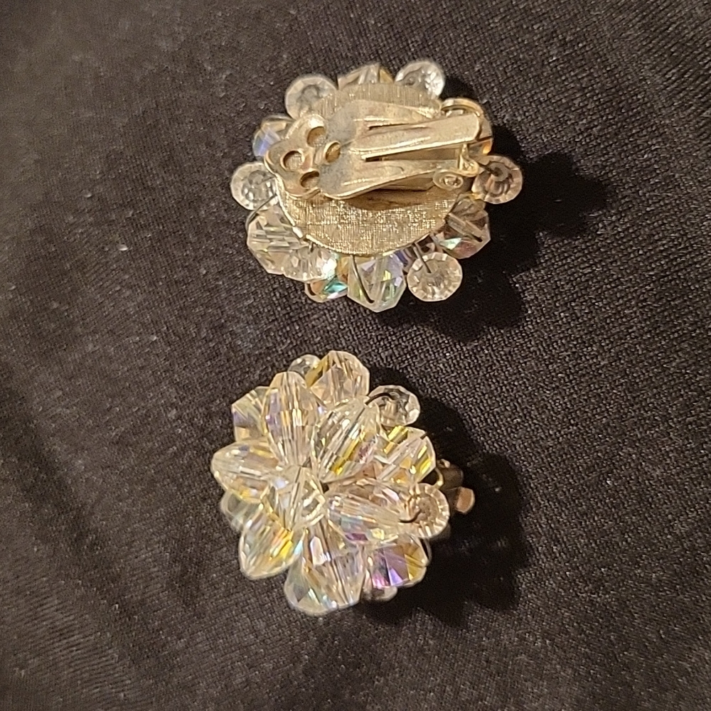 Vintage clip on earrings